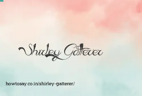 Shirley Gatterer