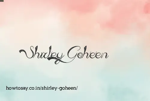 Shirley Goheen