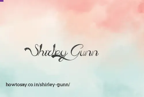Shirley Gunn