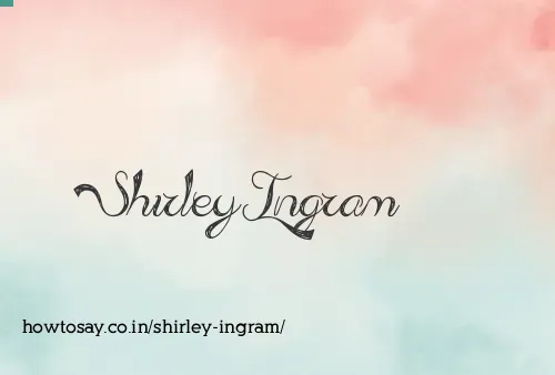 Shirley Ingram