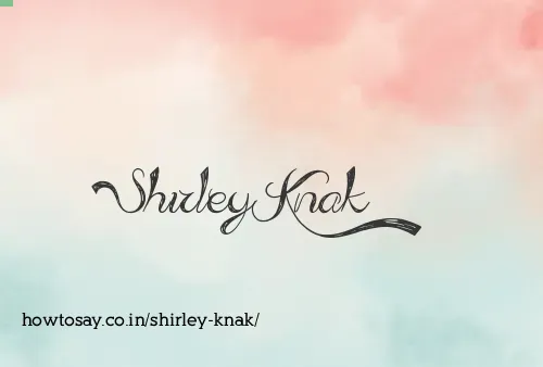 Shirley Knak