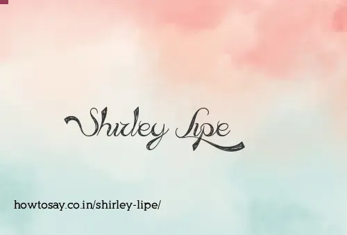 Shirley Lipe