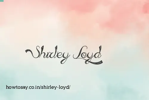Shirley Loyd