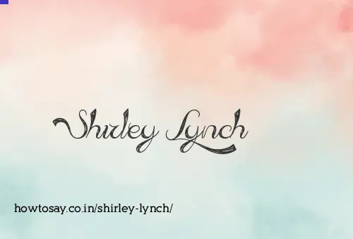 Shirley Lynch