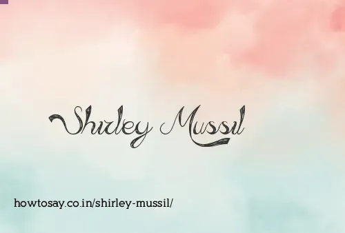 Shirley Mussil