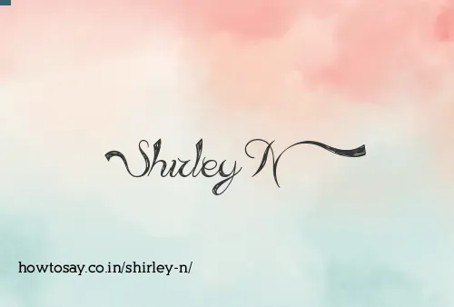 Shirley N