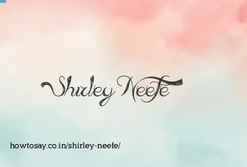 Shirley Neefe