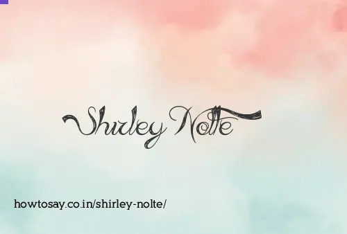 Shirley Nolte