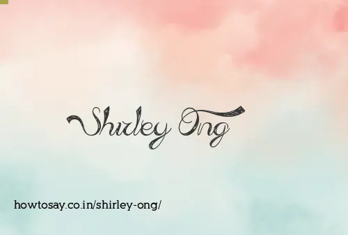 Shirley Ong