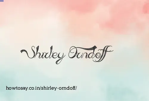 Shirley Orndoff