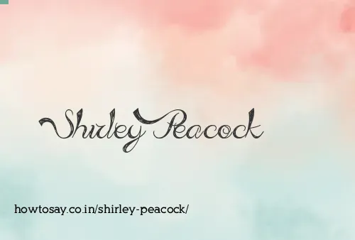Shirley Peacock