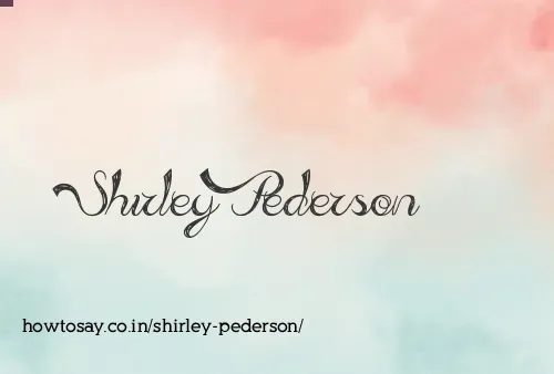 Shirley Pederson