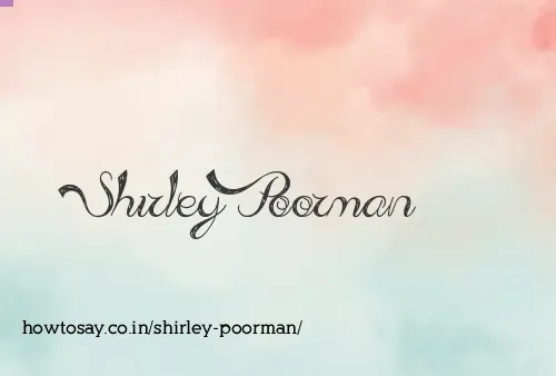 Shirley Poorman