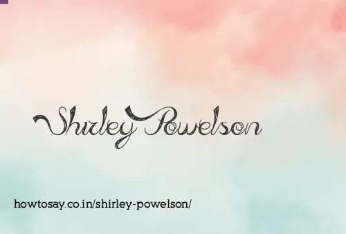 Shirley Powelson