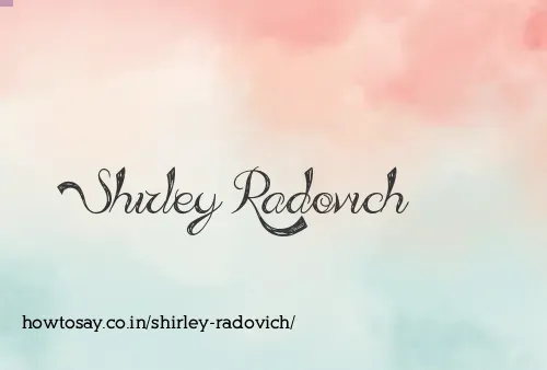 Shirley Radovich