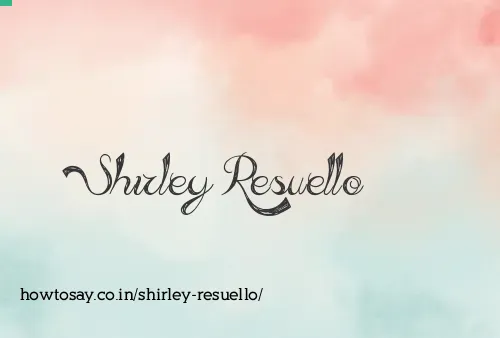 Shirley Resuello
