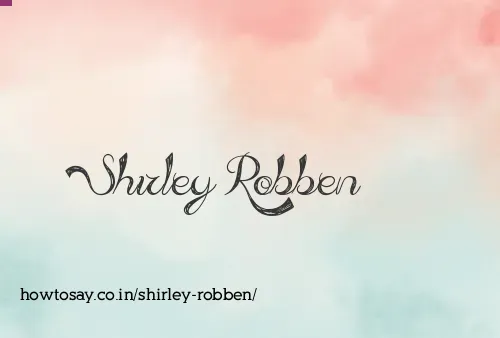 Shirley Robben