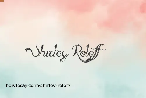 Shirley Roloff