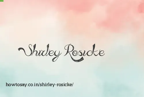 Shirley Rosicke