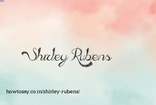 Shirley Rubens