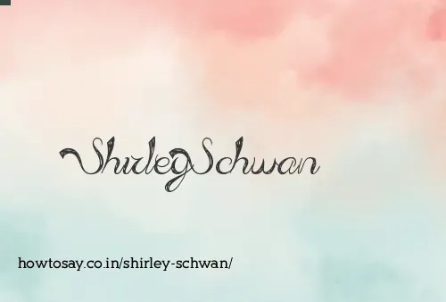 Shirley Schwan