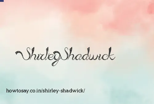 Shirley Shadwick