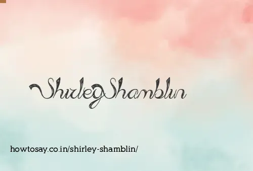 Shirley Shamblin