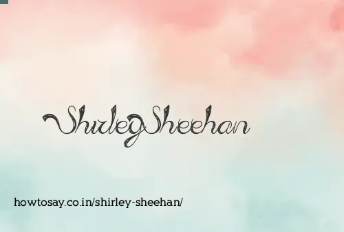 Shirley Sheehan
