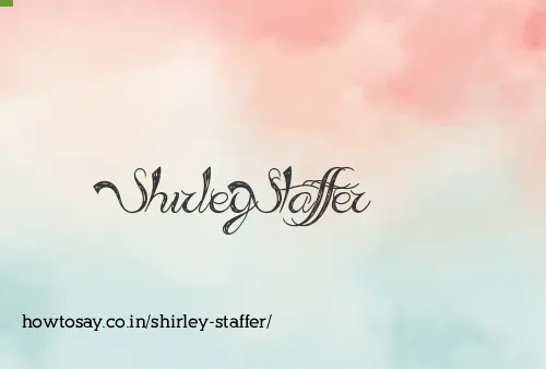 Shirley Staffer
