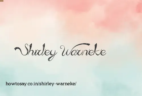 Shirley Warneke