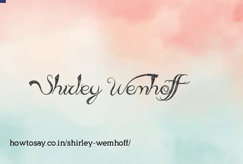 Shirley Wemhoff