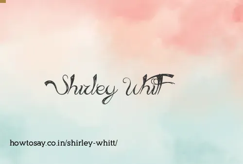 Shirley Whitt