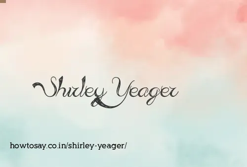 Shirley Yeager