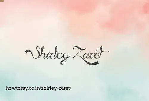 Shirley Zaret