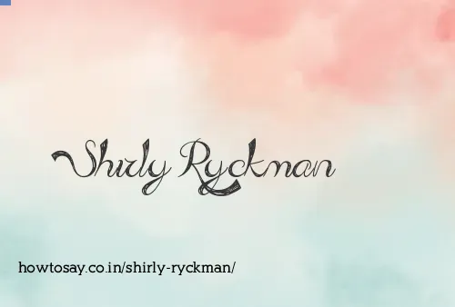 Shirly Ryckman