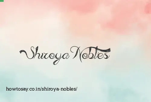 Shiroya Nobles