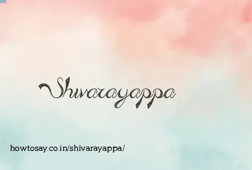 Shivarayappa