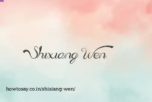 Shixiang Wen