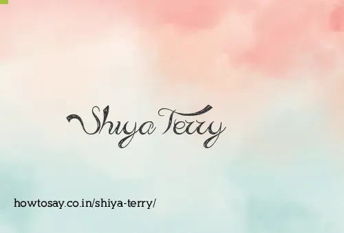 Shiya Terry