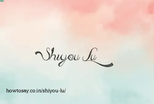 Shiyou Lu