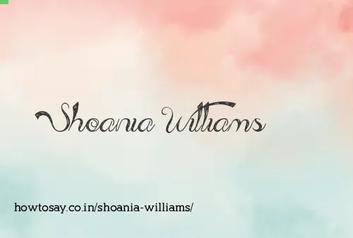 Shoania Williams