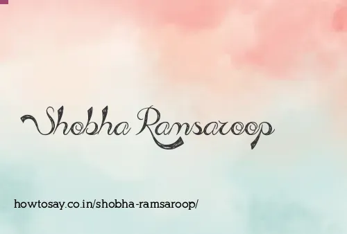 Shobha Ramsaroop