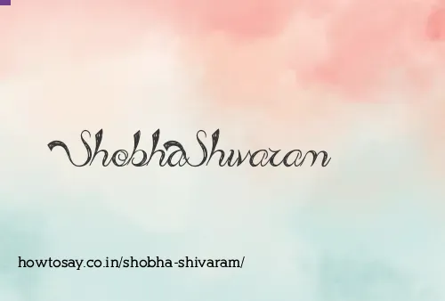 Shobha Shivaram