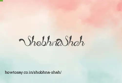 Shobhna Shah