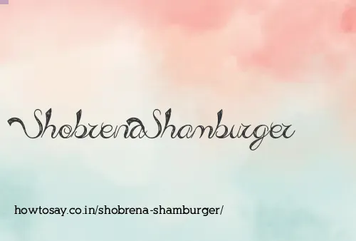 Shobrena Shamburger
