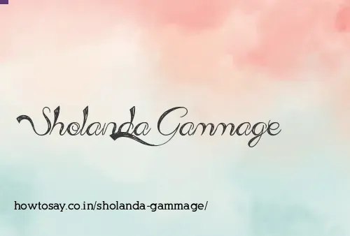 Sholanda Gammage