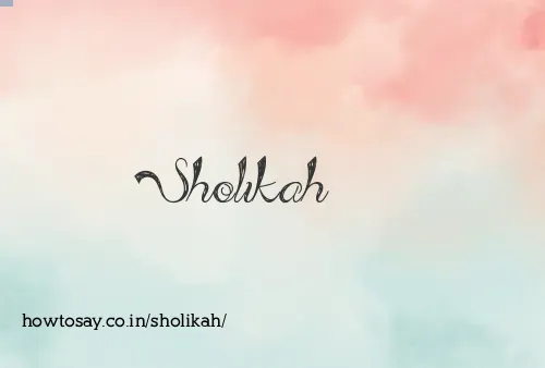 Sholikah