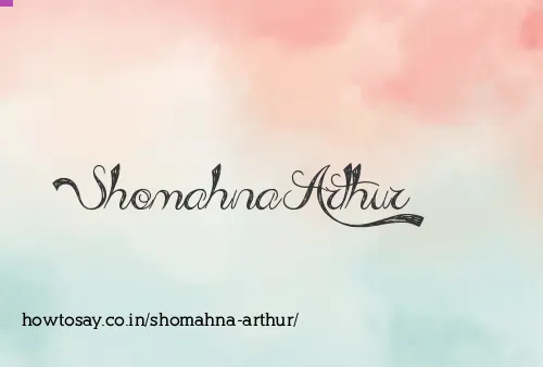 Shomahna Arthur