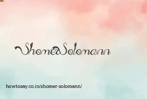 Shomer Solomann