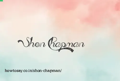 Shon Chapman